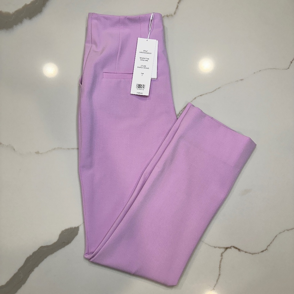 NWT Veronica Beard Kean Pant in Orchid - Picture 2 of 10